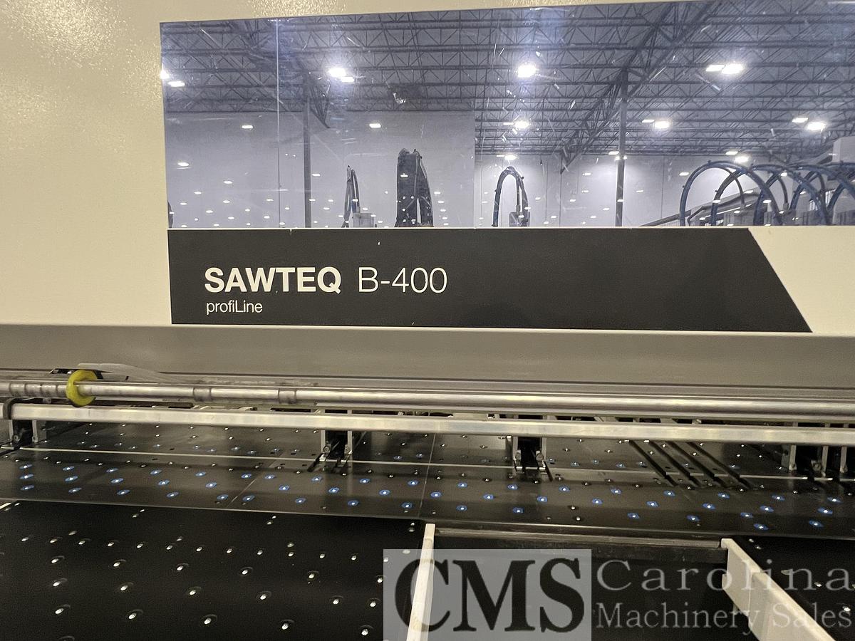 Used 2021 Homag Sawteq B400 Rear Load Panel Saw