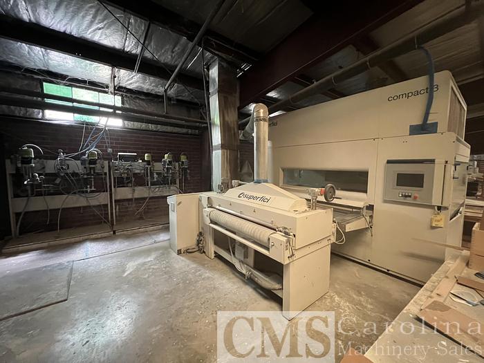 Used 2019 Superfici Compact Spray Finish Line