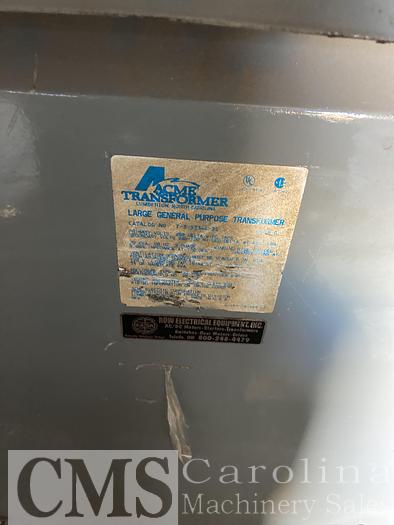 Used Acme 75 KVA Transfotmer