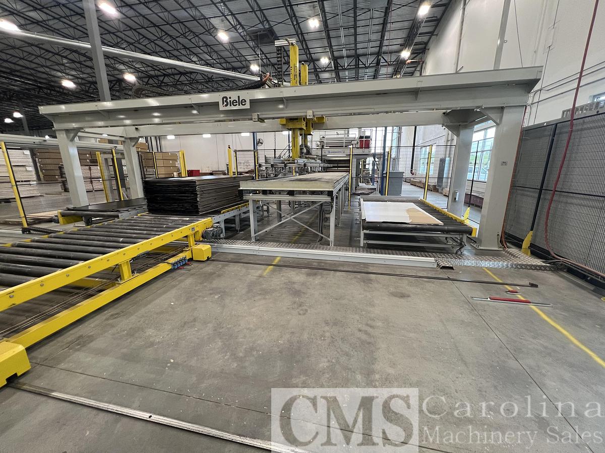 Used 2020 Barberan Top & Bottom Laminating Line with Biele Automatic Infeed/Outfeed System