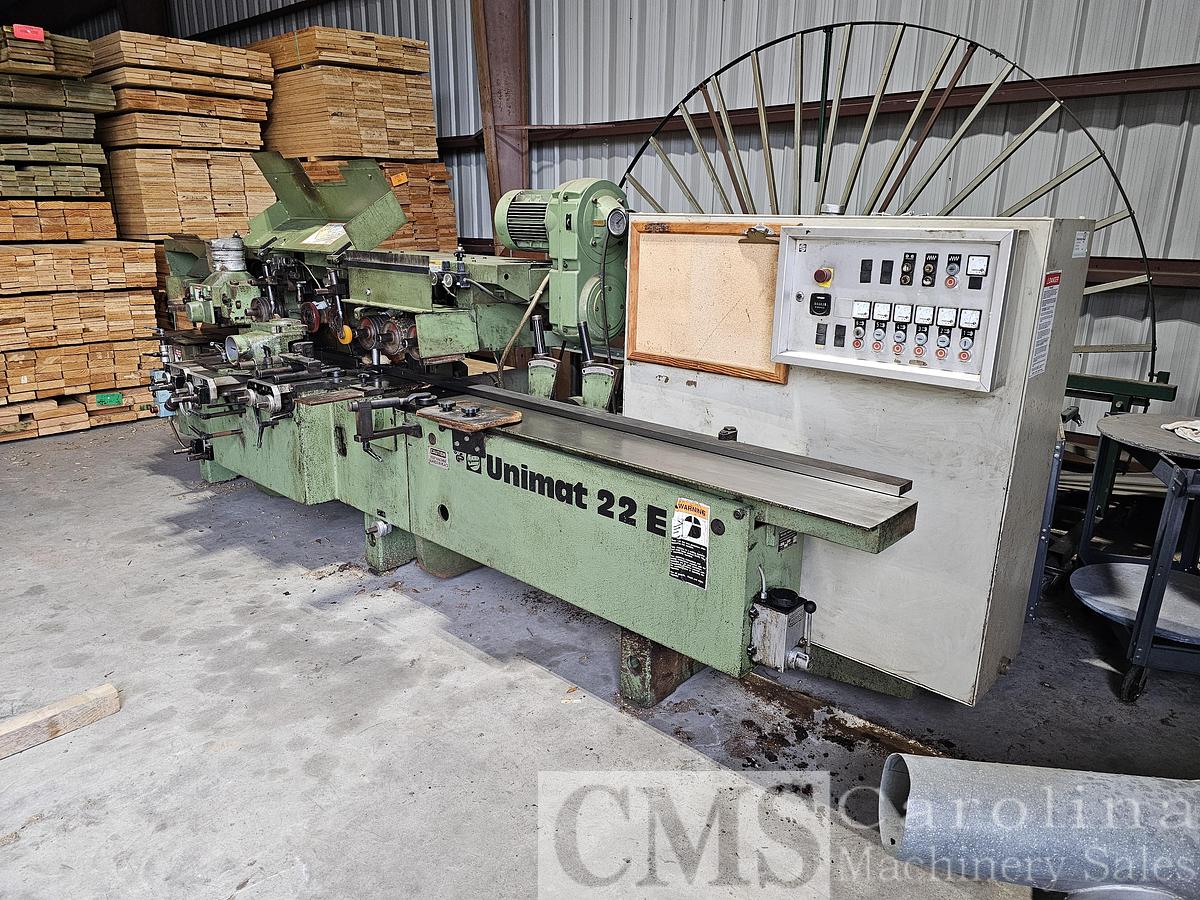 Used Weinig Unimat 22E 6 Head Moulder