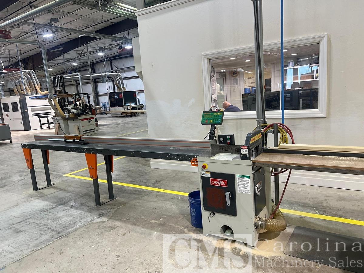 Used Cantek Upcut Saw with Tigerstop