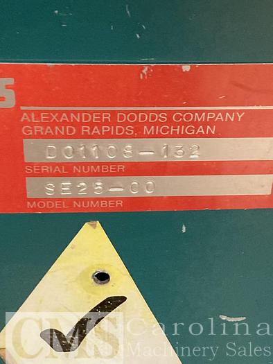 Used Dodds SE 25-00 Dovetail Machine
