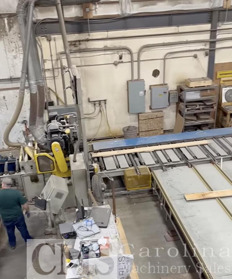 Used 2004 Progressive Systems Optimizing Rip Saw with ValueRip Infeed/Outfeed