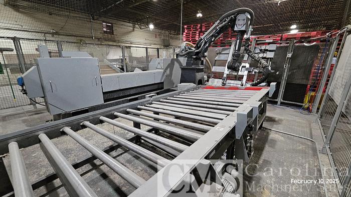 Used Honey Badger Pallet Nailer with Stacker