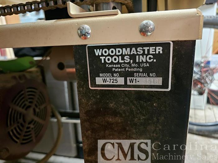 Used Woodmaster W-725 Helical Head Planer