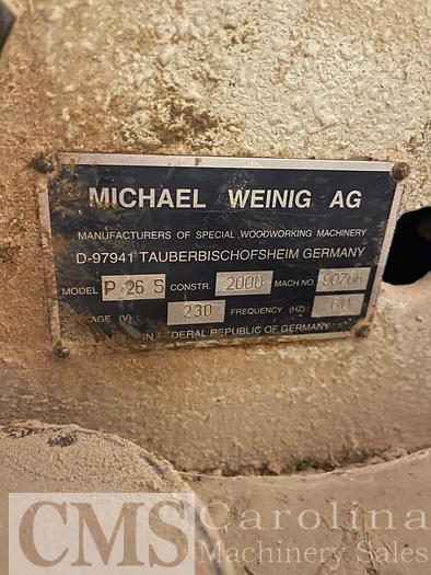 Used 2000 Weinig P 26 S Moulder
