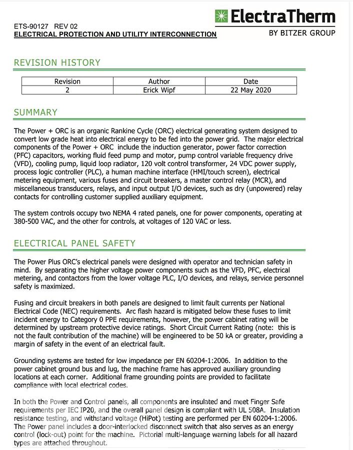 Used 2023 Hurst Series 250 Boiler with ORC