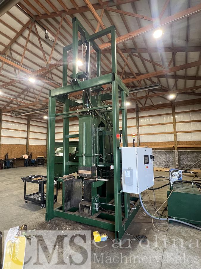 Used Custom Built Compression Bagger with Infeed Bin