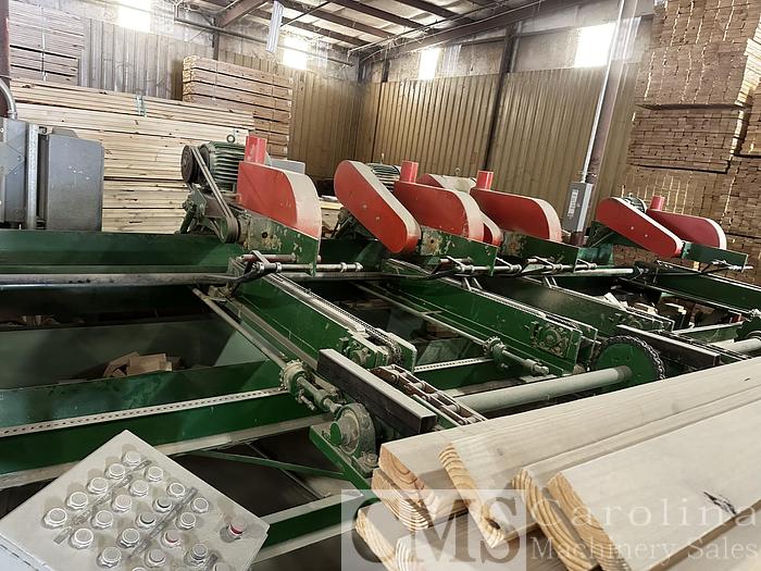 Used Newman KM16 Trim Saw with Infeed System