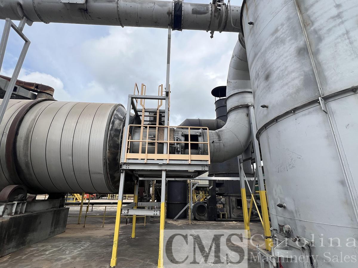 Used Player Design 12x50 Drum Dryer with Burner