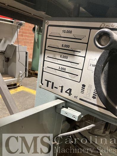 Used Invicta TI-14 Shaper With Feeder