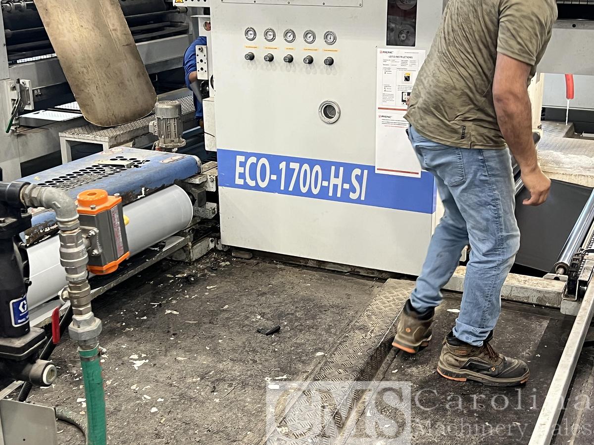 Used 2020 Barberan Top & Bottom Laminating Line with Biele Automatic Infeed/Outfeed System