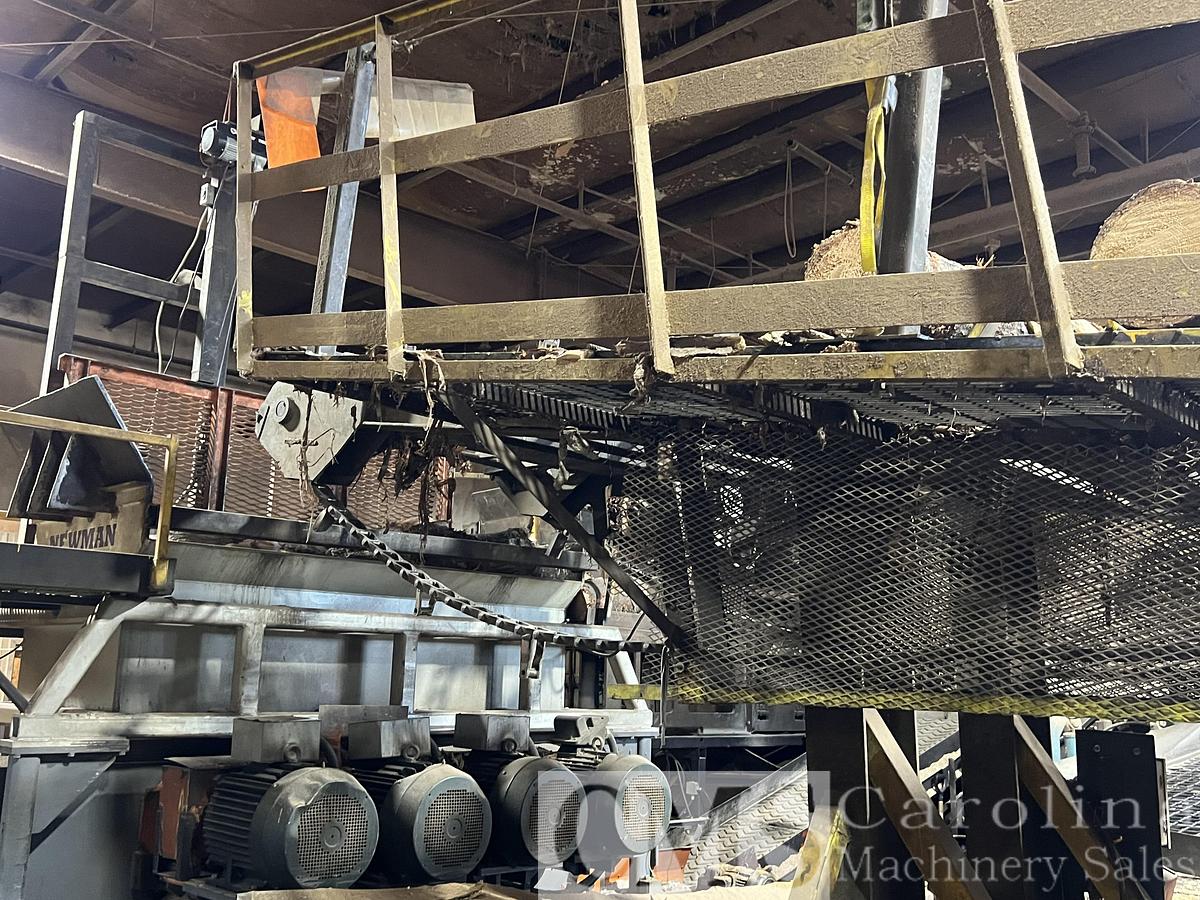 Used Complete Shaving Mill Operation with Land, Drying & Bagging Line Newman, BMM, MEC, Webb, Rethceif, CAT