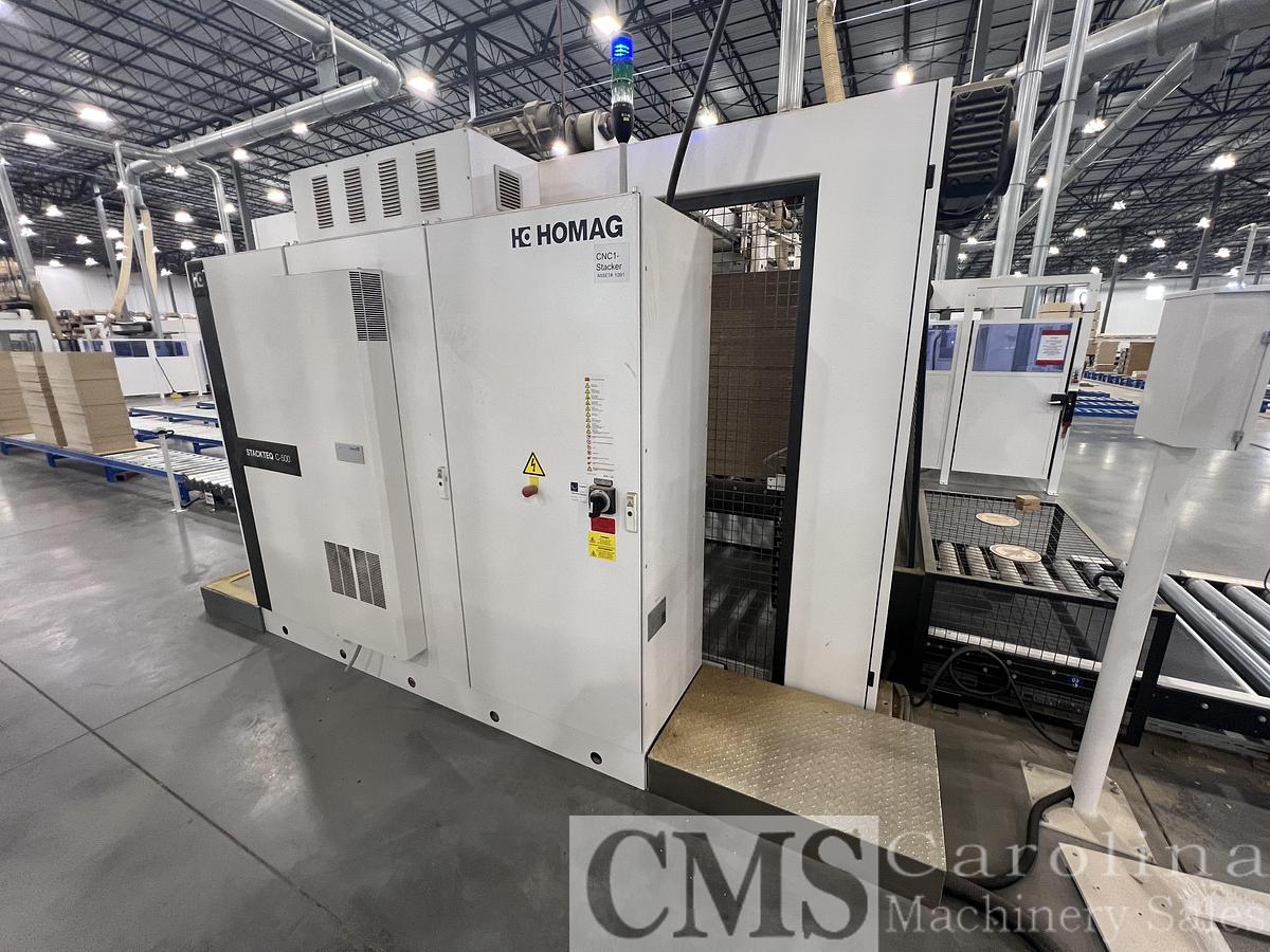 Used 2021 Homag Drillteq C600 with Stackteq C500 Stacker