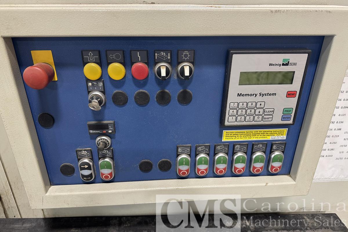 Used 2004 Weinig Unimat 1000 Moulder