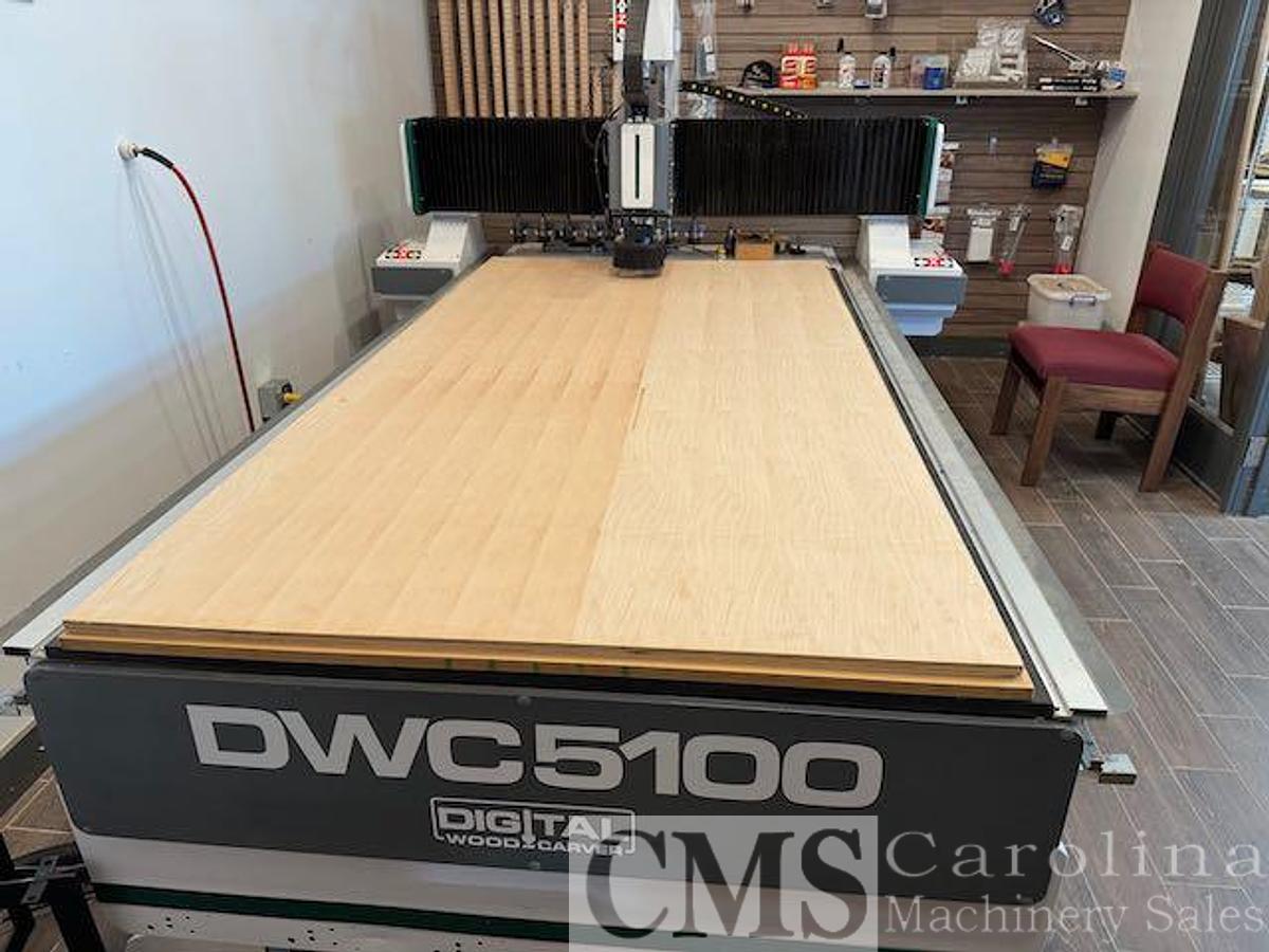 Used 2024 Digital Wood Carver DWC 5100 CNC with Laser