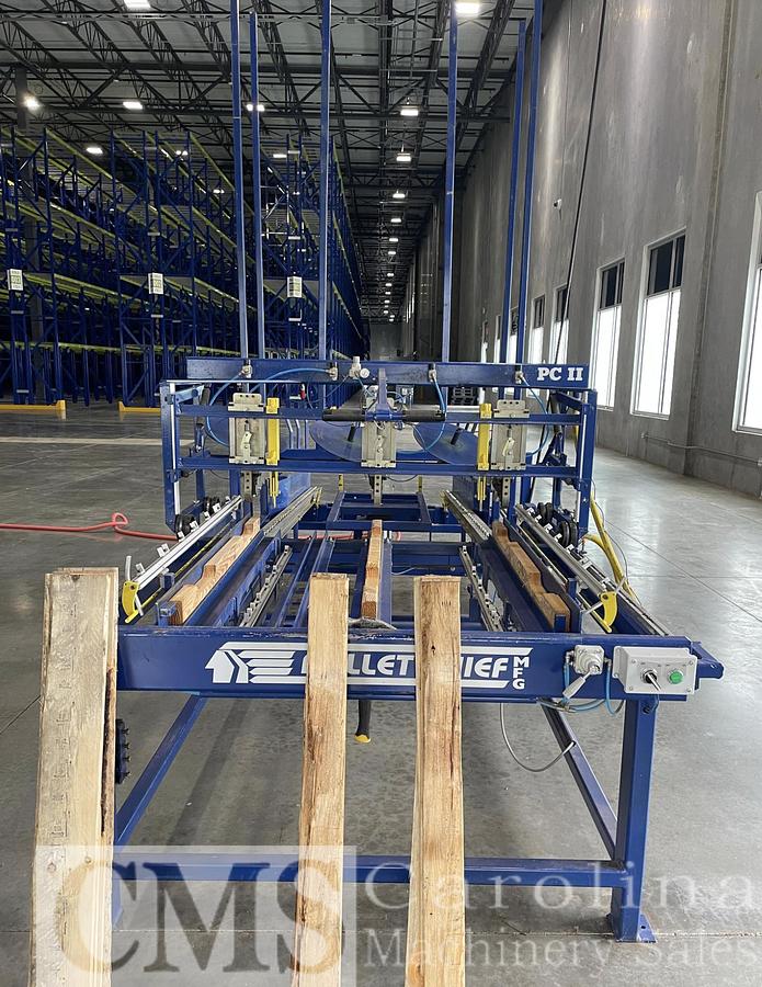 Used Pallet Chief PCII Pallet Nailer with Stacker