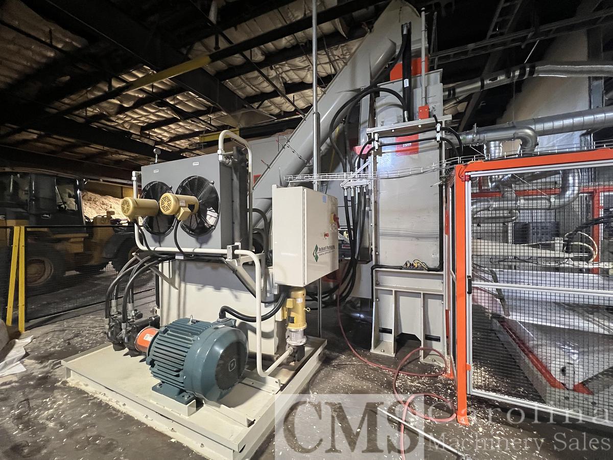 Used Complete Shaving Mill Operation with Land, Drying & Bagging Line Newman, BMM, MEC, Webb, Rethceif, CAT