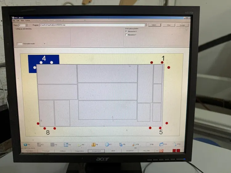 Used 2011 Homag BHP 007 Flat Table CNC Machine with ATC & Boring:
