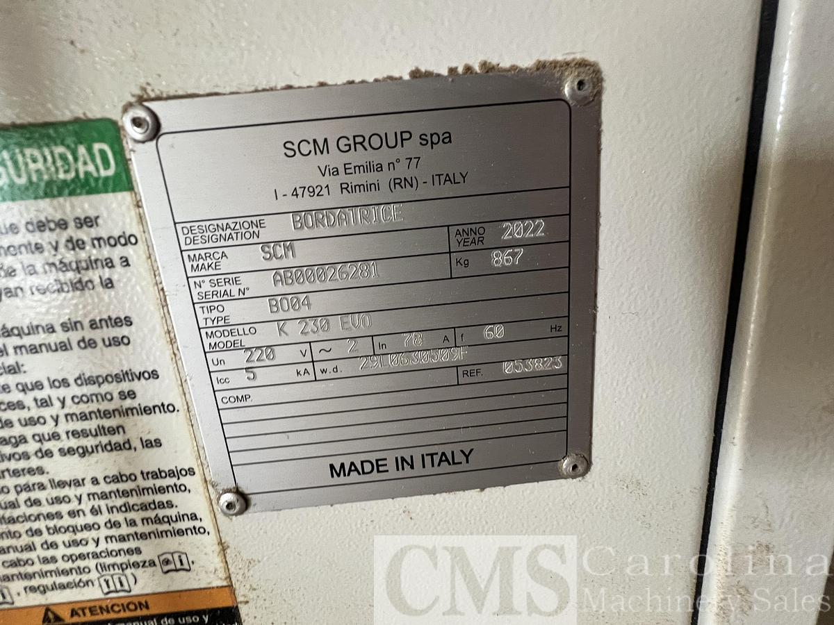 Used 2023 SCM K230 EVO Edgebander
