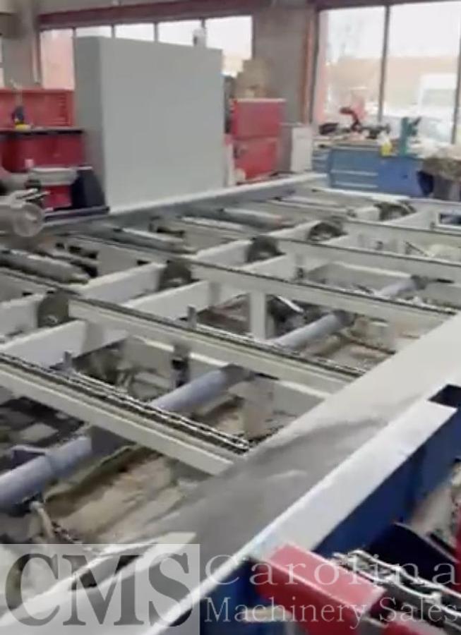 Used Raimann KM310M Gang Rip Saw with Infeed and outfeed