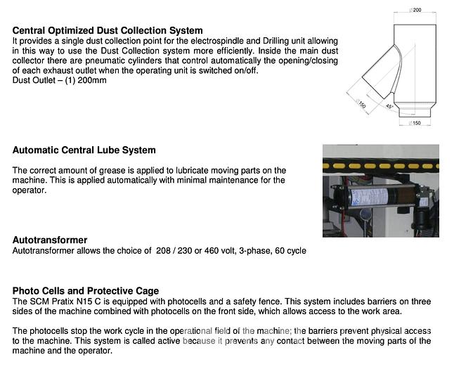 Used 2014 SCMI Pratix N-15 CNC Router