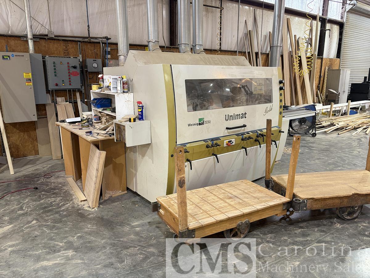 Used 2006 Weinig Unimat Gold 6-Head Moulder