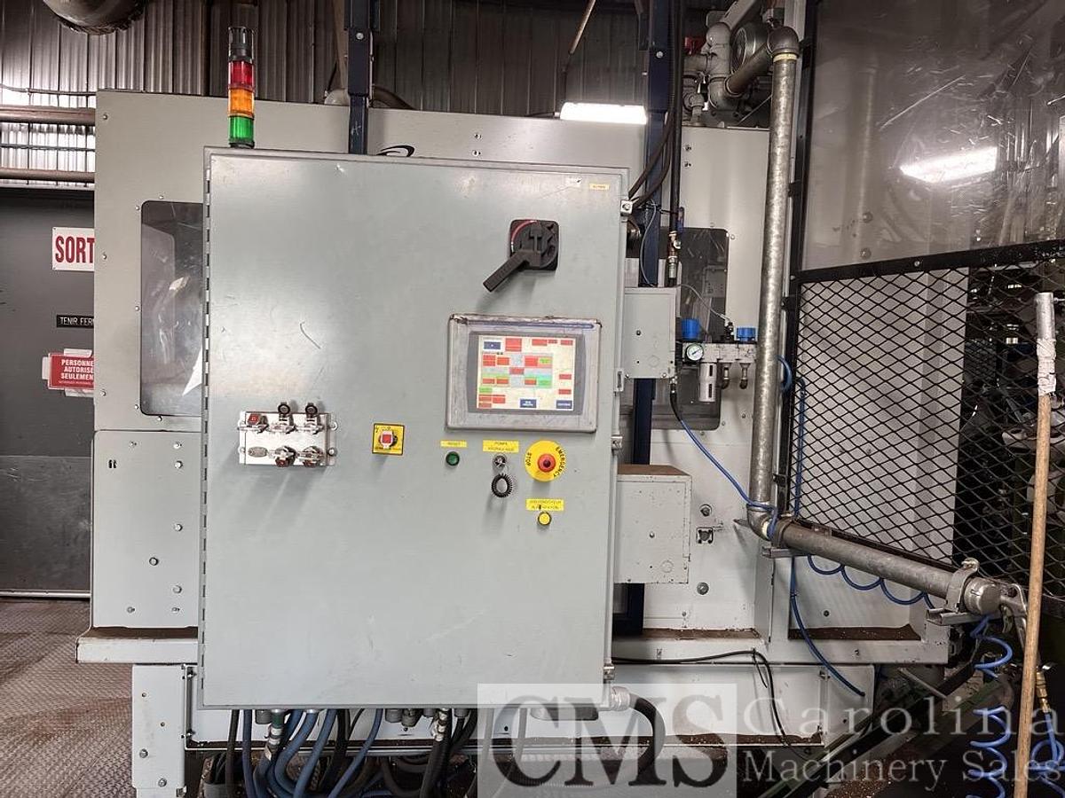 Used Verville VP400 Compression Bagger with Auto Bag Feeder
