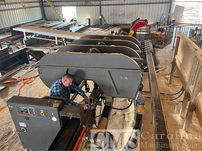 Used Wood-Mizer 4-Head Resaw with Run Around System