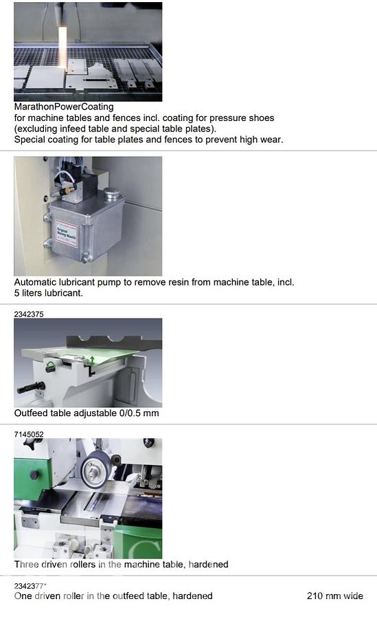 Used Weinig Hyrdomat 3000 Moulder with Infeed System