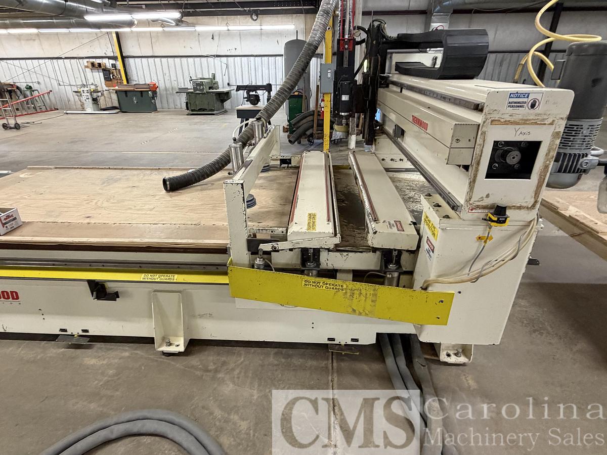 Used 2005 Thermwood Model C53 CNC Router with Roller Hold Down