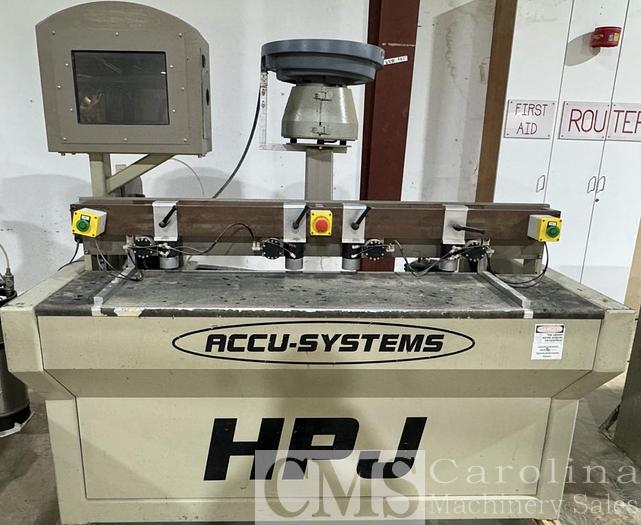 Used Accu-Systems HPJ-6 Bore/Glue/Dowel Machine