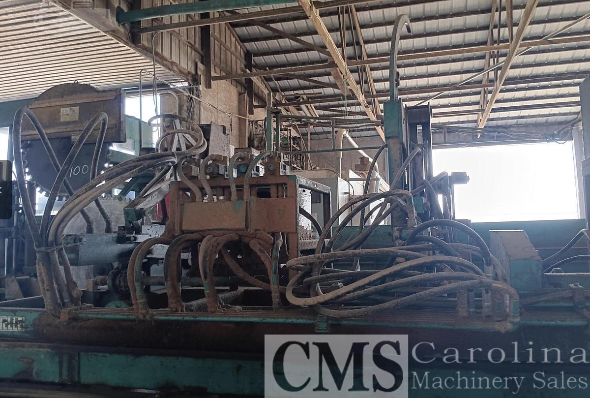 Used Helle 3-Head Block Sawmill with Vertical Edger