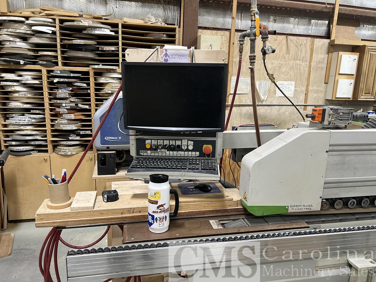 Used 2003 Biesse Stream B1 9.0 Edgebander with Doucet Return Conveyor