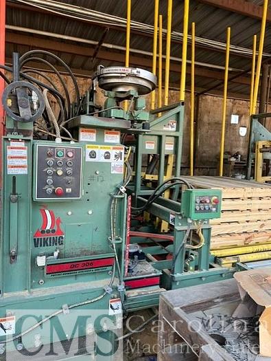 Used Viking Champion QC306 Pallet Nailer With Stacker