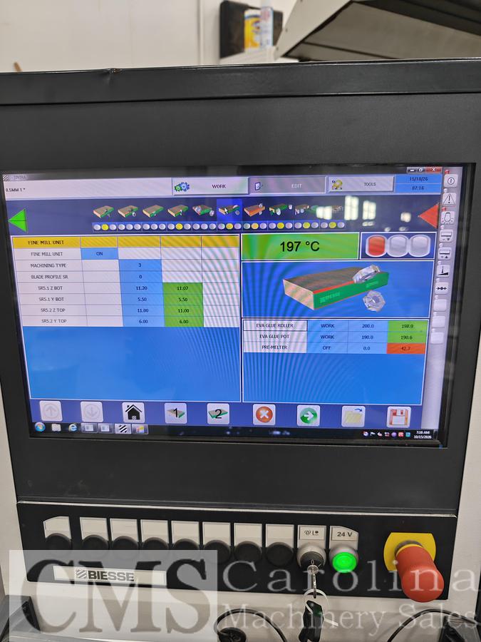Used 2015 Biesse Roxyl 5.5 Single Sided Edgebander