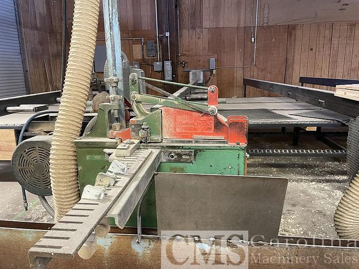 Used 2015 Mereen Johnson 3300-DCS-J Cut Line Short Block Rip Saw