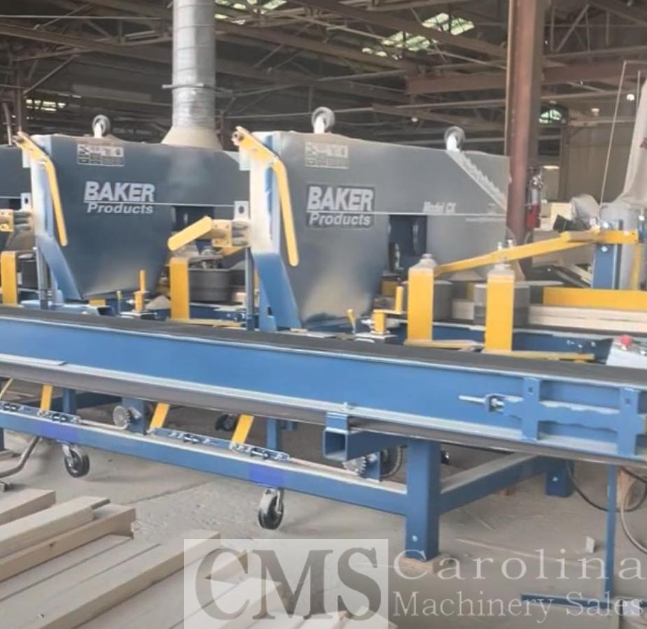 Used 2022 Baker Model CX 4-Head Resaw with Return