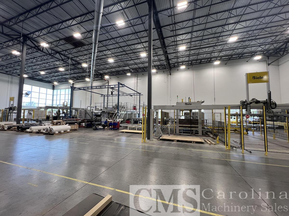 Used 2020 Barberan Top & Bottom Laminating Line with Biele Automatic Infeed/Outfeed System