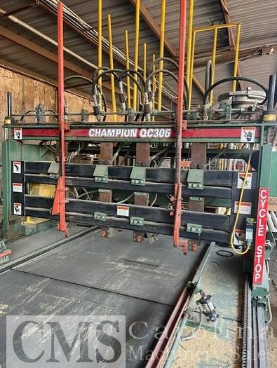 Used Viking Champion QC306 Pallet Nailer With Stacker