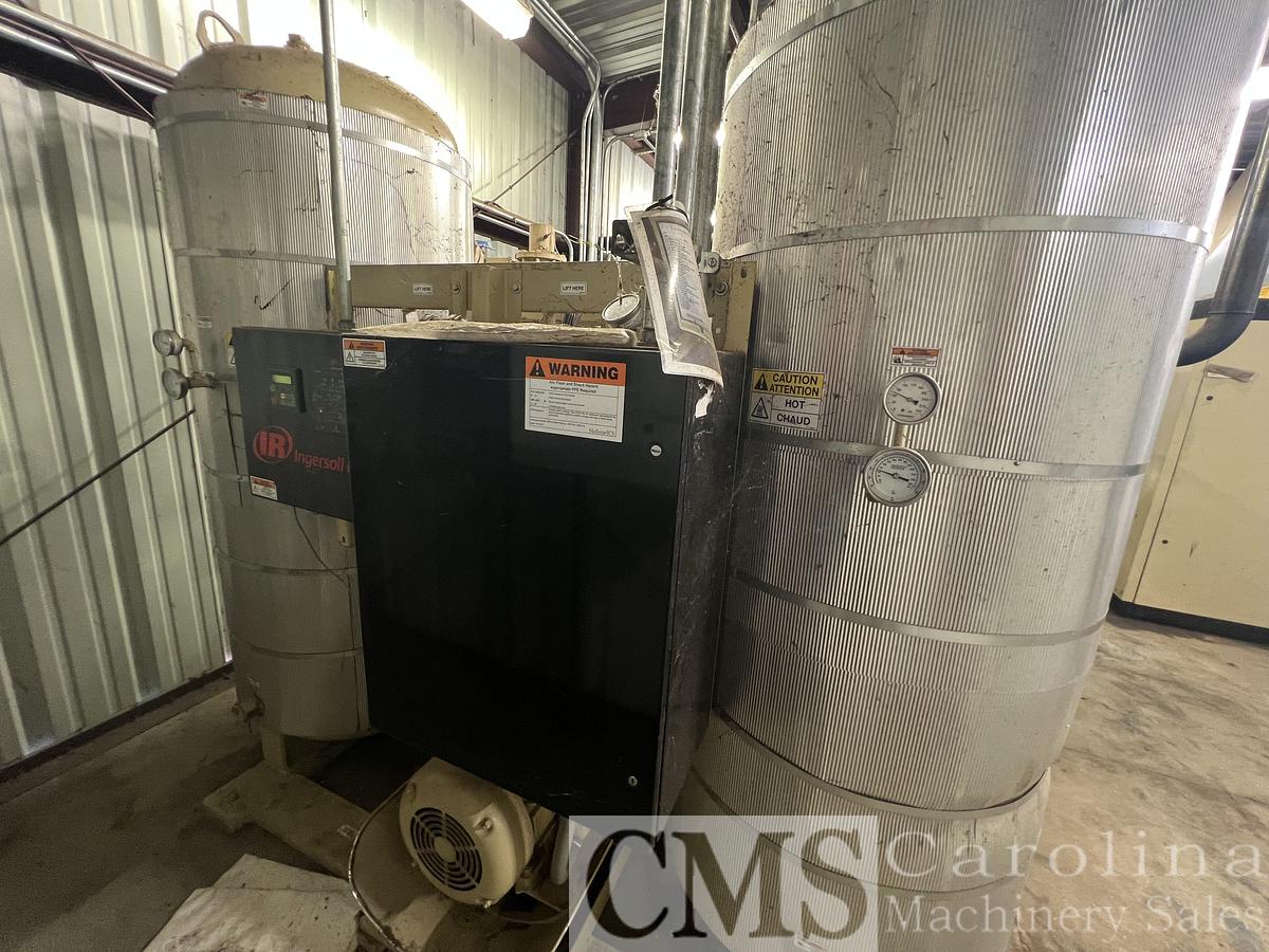 Used Quincy and Ingersoll Rand Air Compressor Room with Dryers