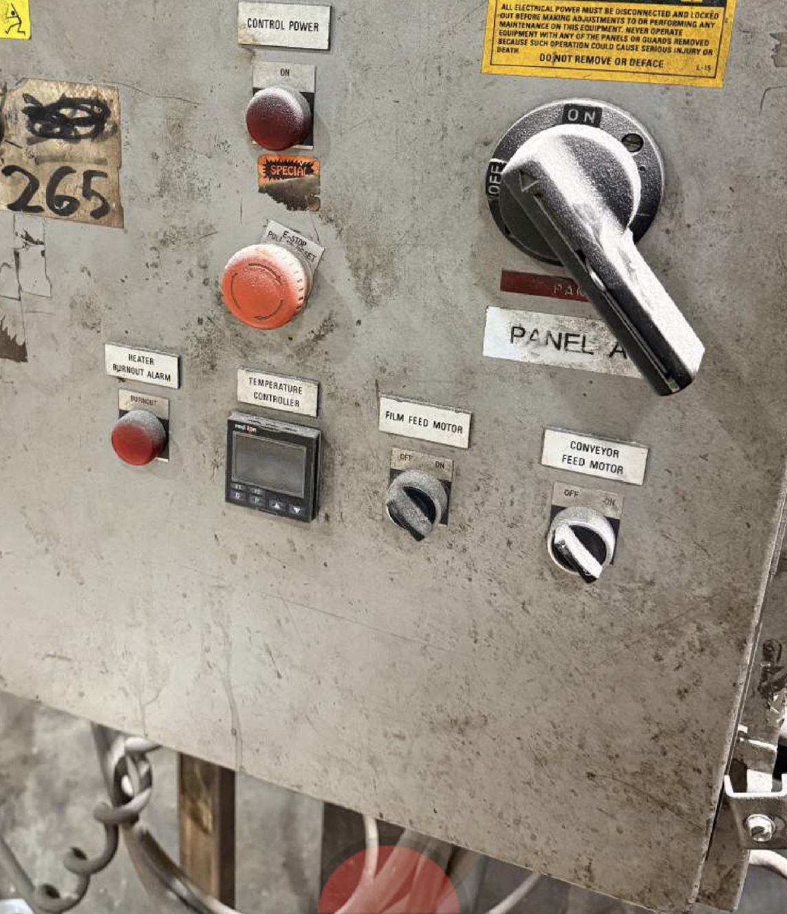 Used Hamer Model 2080 Form Fill Seal Bagging Line