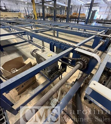 Used Newman K-20 Trim Saw w/ Infeed & Outfeed