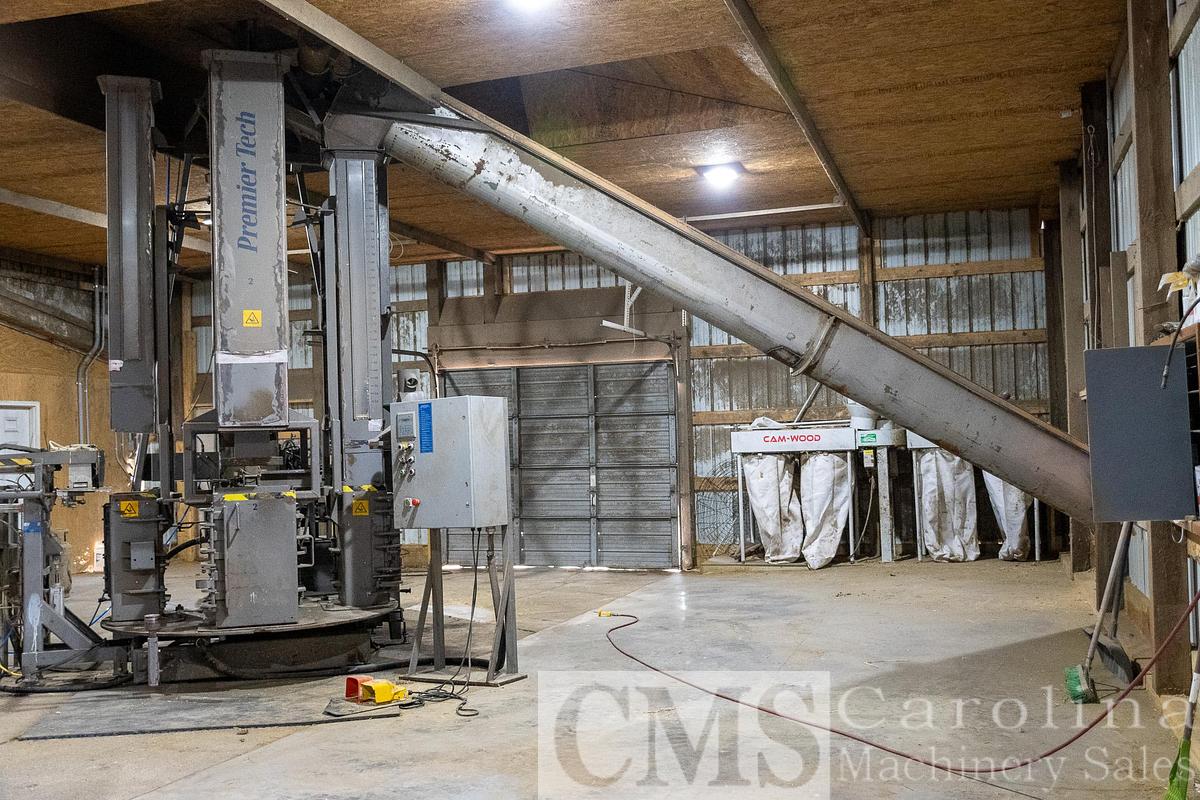 Used Premier Tech EM600 Bagger with Haybuster Grinder