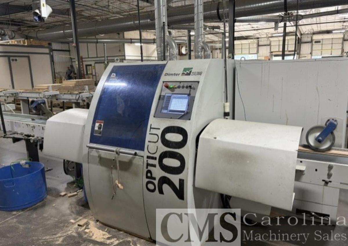 Used 2006 Dimter Opticut 200 Optimizing Cutoff Saw