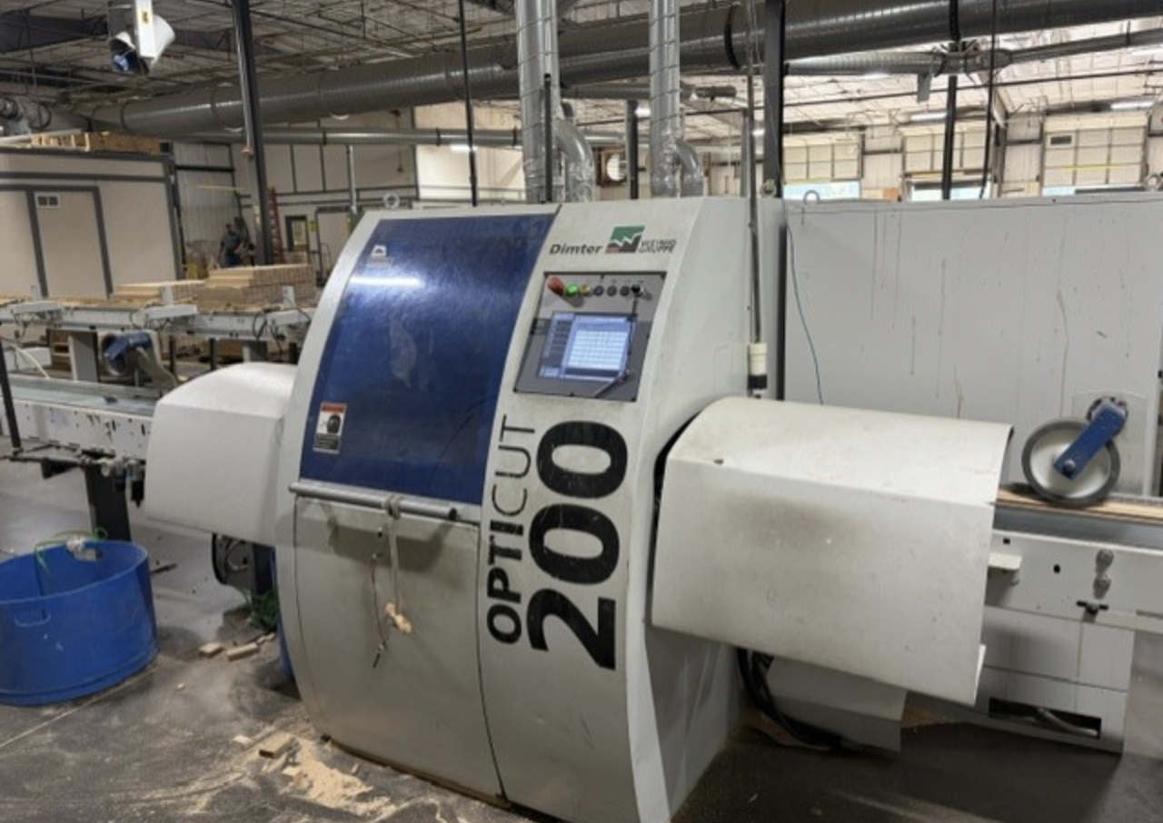 Used 2006 Dimter Opticut 200 Optimizing Cutoff Saw