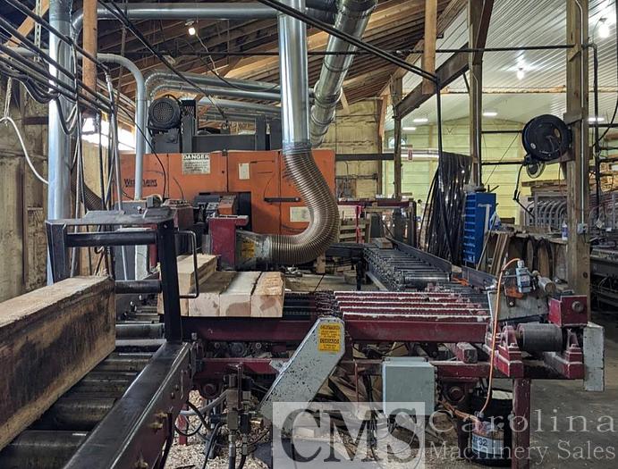 Used West Plains 5-Head Resaw with Chop Line