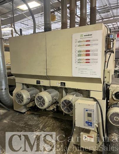 Used Timesavers 53" 3-Head + 3-Head Top & Bottom Sander Line