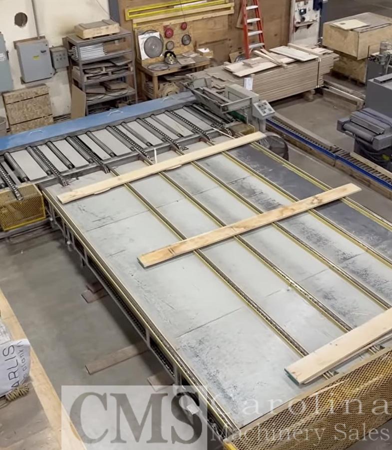 Used 2004 Progressive Systems Optimizing Rip Saw with ValueRip Infeed/Outfeed